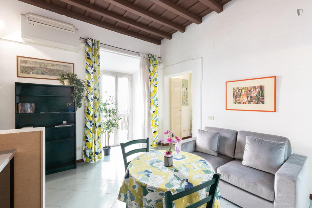 Excellent 1-bedroom apartment in the centre of Rome - Rome - chambre - ImmoJeune