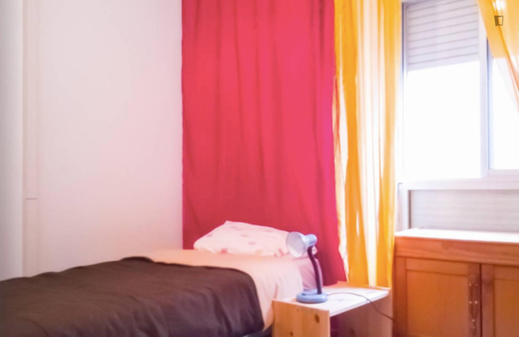 Neat single bedroom near the Intendente metro - Lisbonne - chambre - ImmoJeune