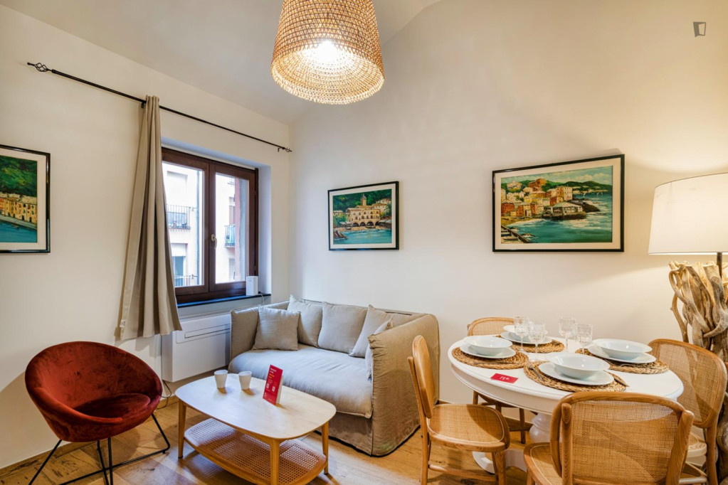 Lovely 1-bedroom apartment in the centre of Genova - Genoa - chambre - ImmoJeune