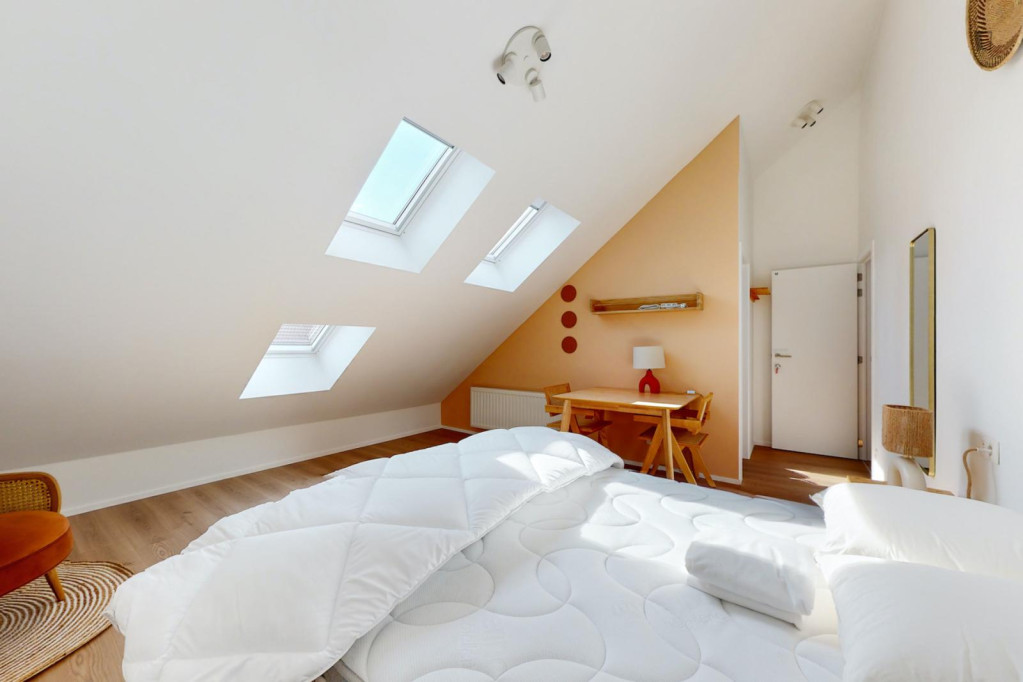 Appealing double bedroom near Parc de Forest - Bruxelles - chambre - ImmoJeune