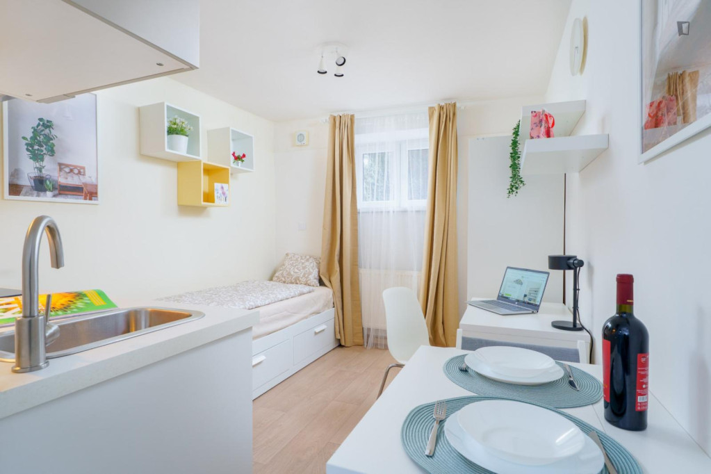 Beautiful studio near Kačerov metro - Prague - chambre - ImmoJeune