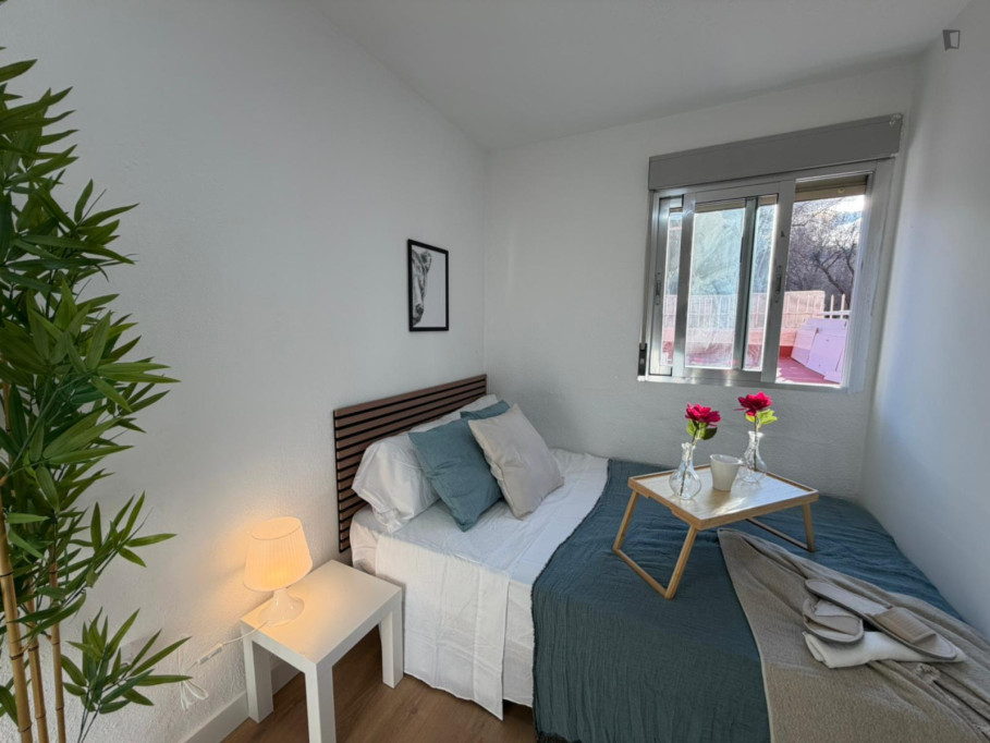 Comfy double bedroom in Palomeras Sureste - Madrid - chambre - ImmoJeune