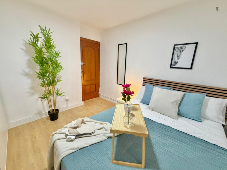 Very lovely double bedroom in Palomeras Sureste - Madrid - chambre - ImmoJeune