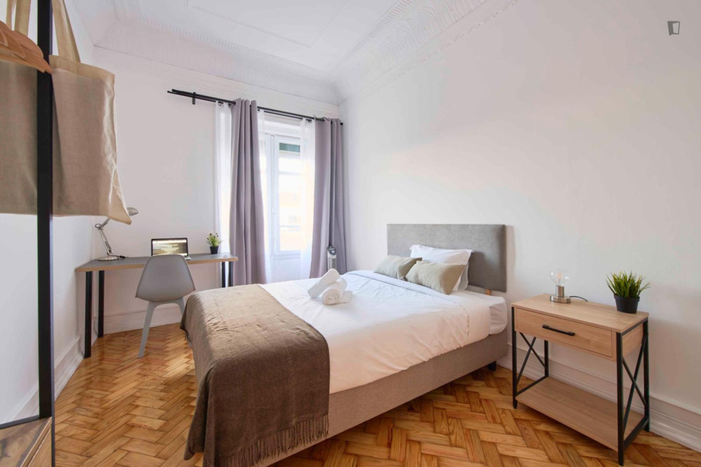 Príncipe Real 12 - Room 1 - Lisbonne - chambre - ImmoJeune