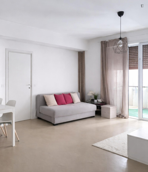 1-bedroom apartment, with outdoor area - Rome - chambre - ImmoJeune