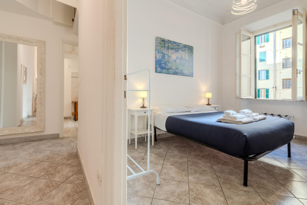 Welcoming 2-bedroom apartment in Quartiere XV Della Vittoria - Rome - chambre - ImmoJeune