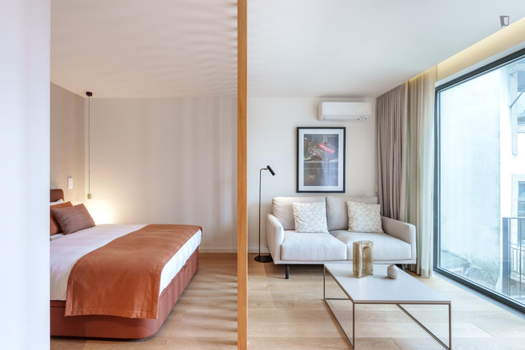Modern studio in Santo Ildefonso - Porto - chambre - ImmoJeune
