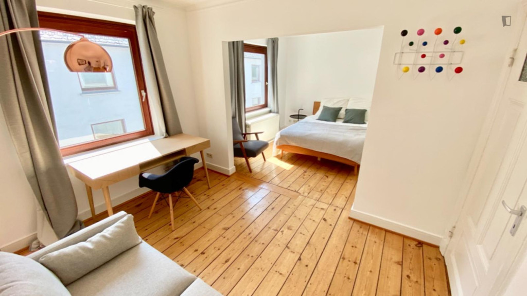 Modern ensuite double bedroom in Hamburg - Hamburg - chambre - ImmoJeune