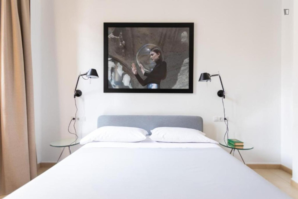 Wonderful 1-bedroom apartment with balcony in central Valencia - Valence - chambre - ImmoJeune