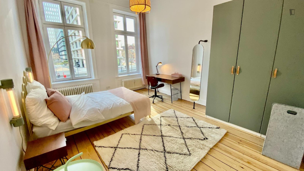 Modern double bedroom near Meßberg metro - Hamburg - chambre - ImmoJeune