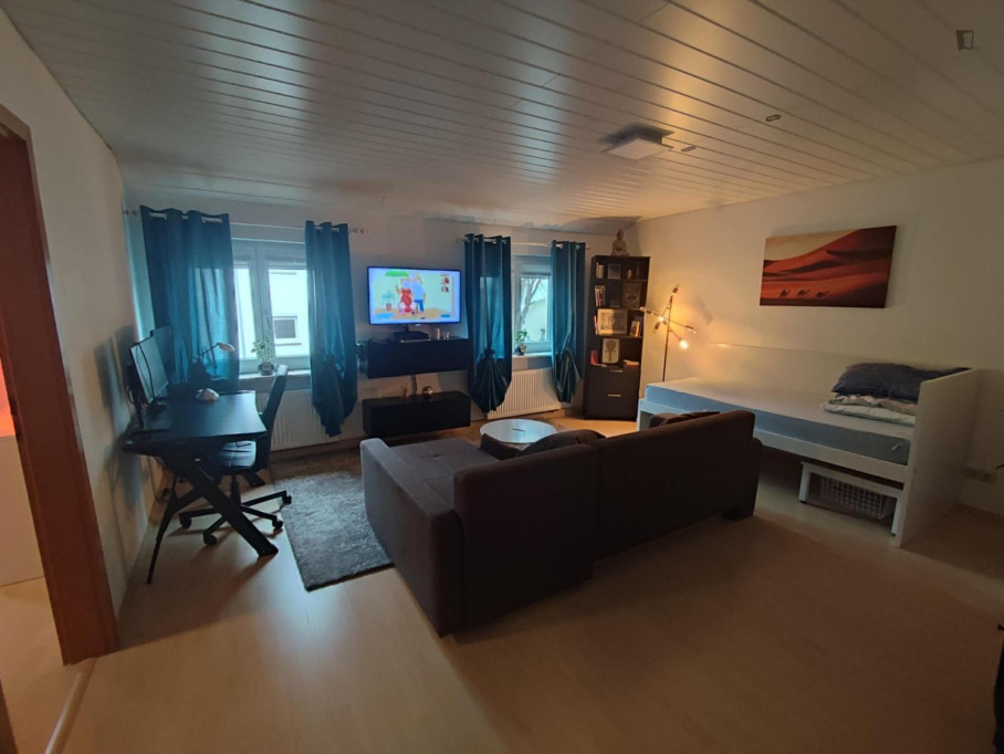 Profound 1 Bedroom Apartment close to Bihlplatz Metro - Stuttgart - chambre - ImmoJeune