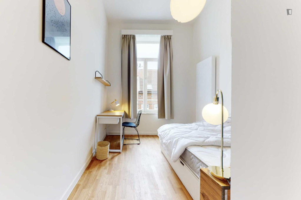 Pleasant ensuite single bedroom near Schuman metro - Bruxelles - chambre - ImmoJeune