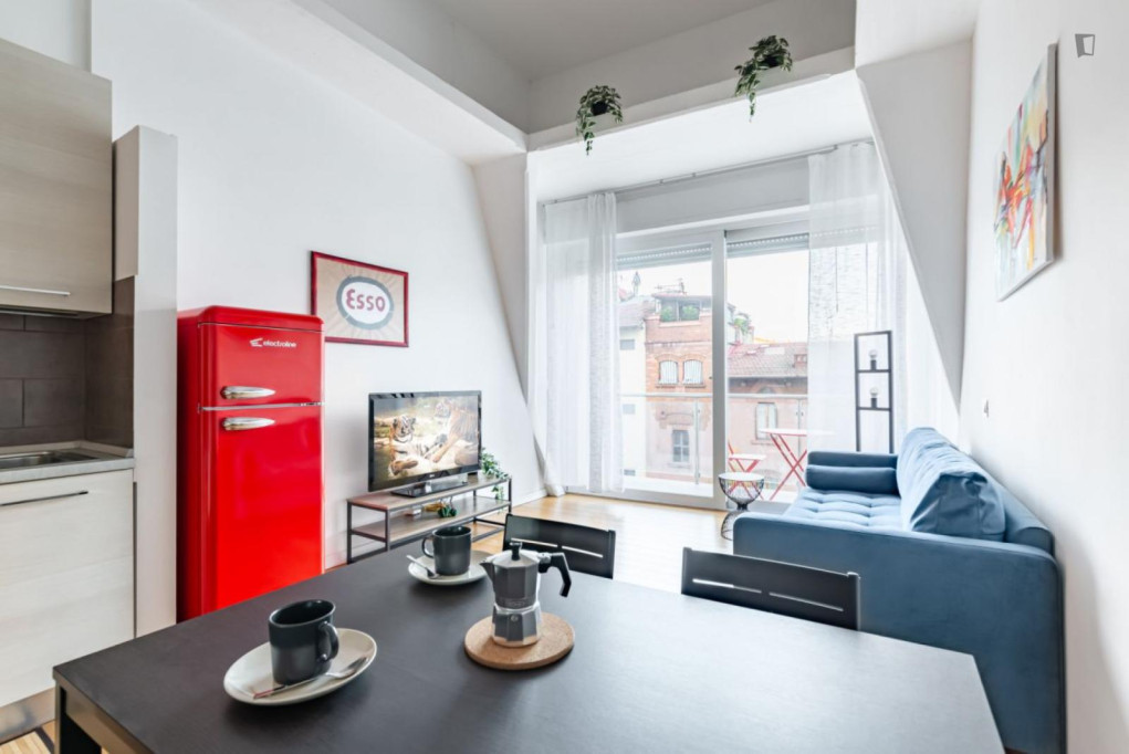 Charming 1-bedroom apartment in Statuto - Florence - chambre - ImmoJeune