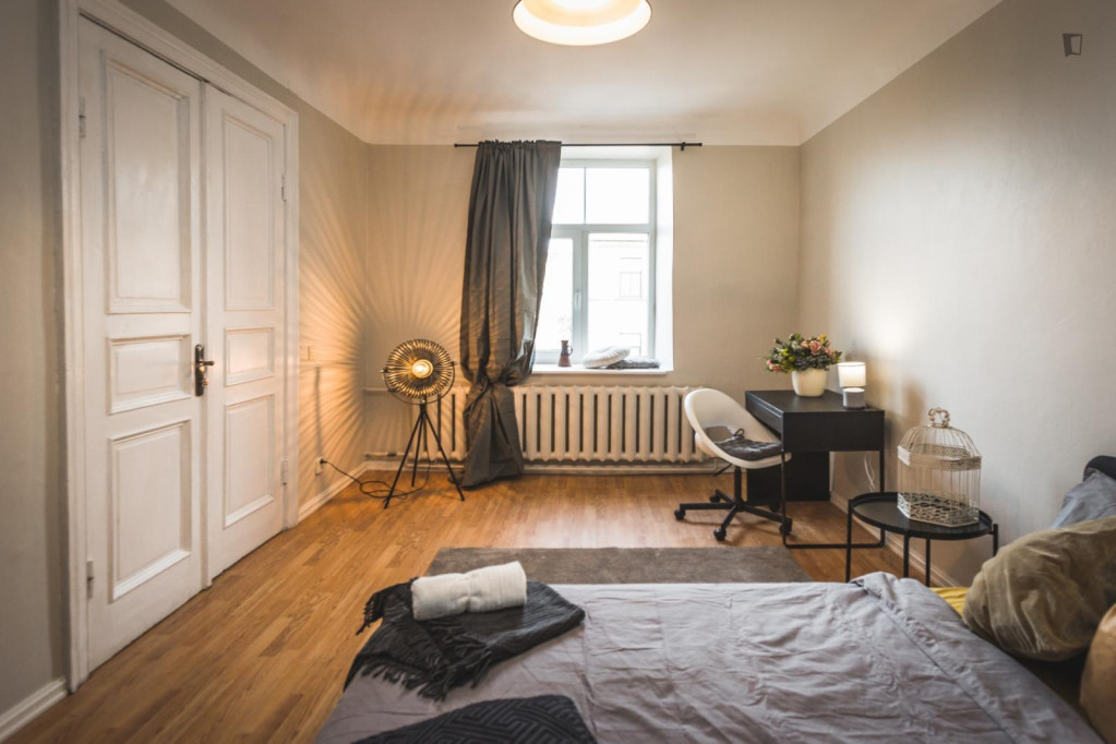 Cosy double bedroom in the centre of Riga - Riga - chambre - ImmoJeune