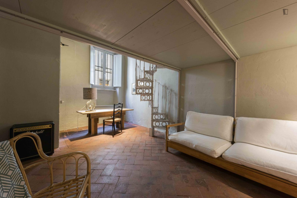 Neat 1 bedroom apartment in San Frediano - Florence - chambre - ImmoJeune