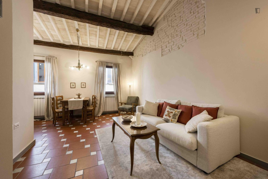 Welcoming 2 bedroom apartment in San Frediano - Florence - chambre - ImmoJeune