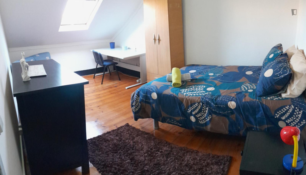 Pleasant double bedroom in Baixa de Santa Clara - Coimbra - chambre - ImmoJeune