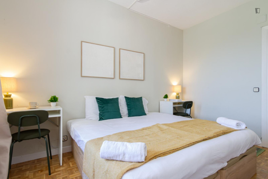 Bright double bedroom in Cuatro Caminos - Madrid - chambre - ImmoJeune