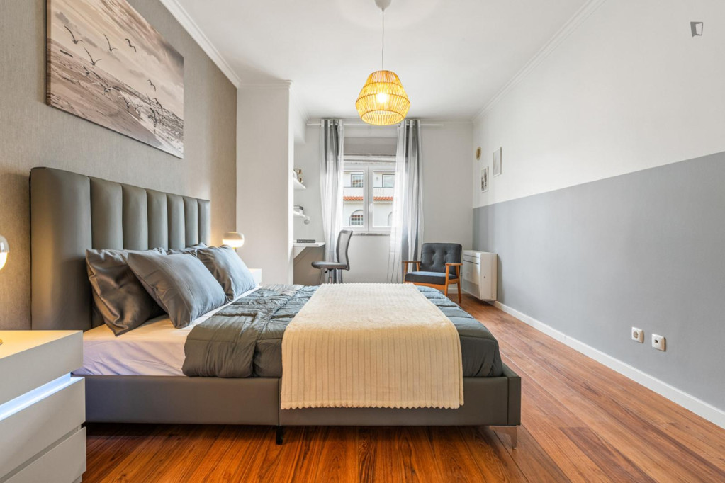 Stupendous double bedroom in sunny Oeiras - Lisbonne - chambre - ImmoJeune