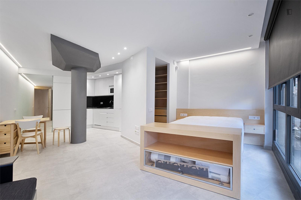 Very neat studio in the Sant Antoni neighbourhood - Barcelone - chambre - ImmoJeune