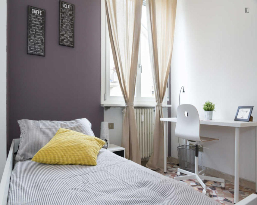 Single bedroom in 5-bedroom apartment in Zara area - Milan - chambre - ImmoJeune