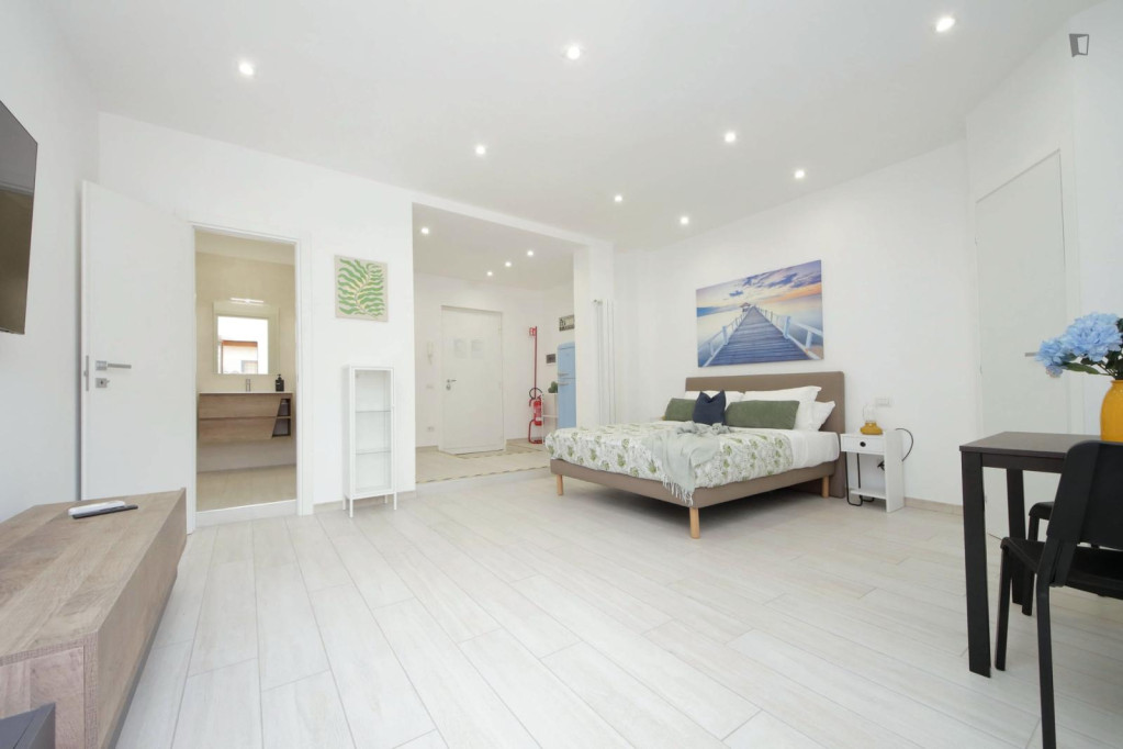 Studio with Balcony in Ostia - Rome - chambre - ImmoJeune