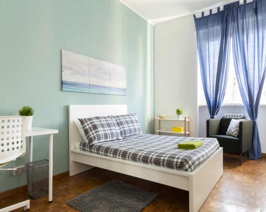Enjoyable double bedroom with private bathroom placed in Quartiere Giardino - Milan - chambre - ImmoJeune
