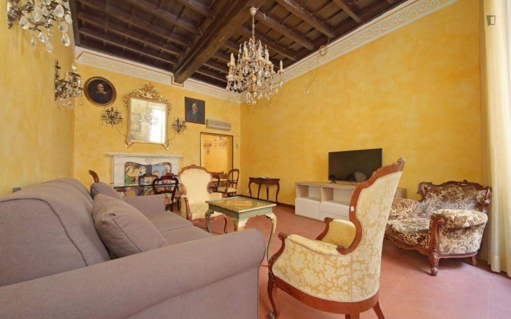 Classy 1-bedroom apartment in the historic centre - Rome - chambre - ImmoJeune