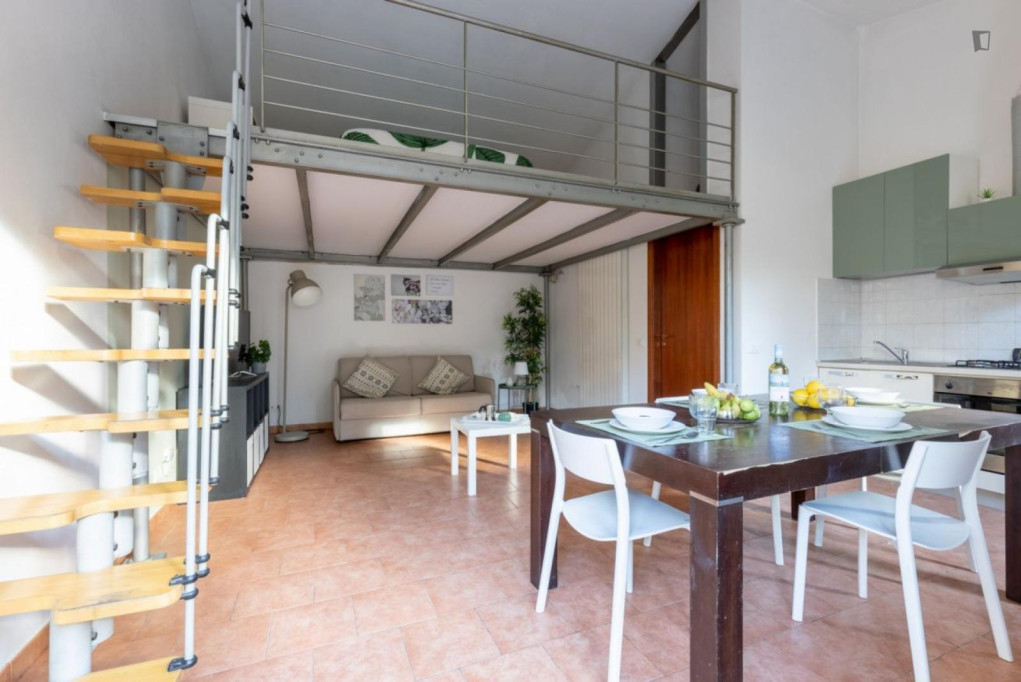 Splendid lofted studio in Pisa - Pisa - chambre - ImmoJeune