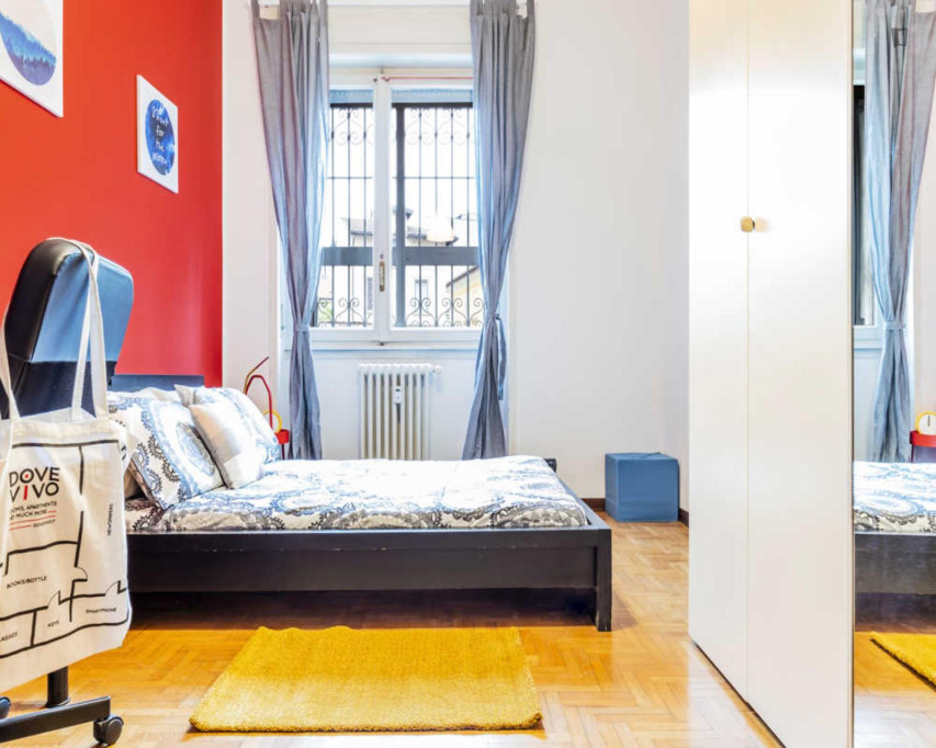 Spacious single bedroom near Porta Genova - Milan - chambre - ImmoJeune