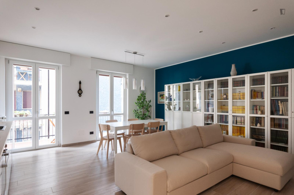 Eleganr 2-bedroom apartment in Giambellino-Lorenteggio - Milan - chambre - ImmoJeune