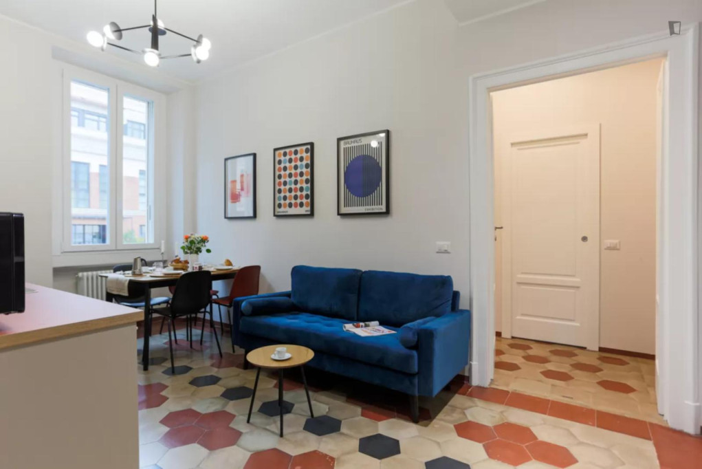 Welcoming 2-bedroom apartment in the Washington neighbourhood - Milan - chambre - ImmoJeune