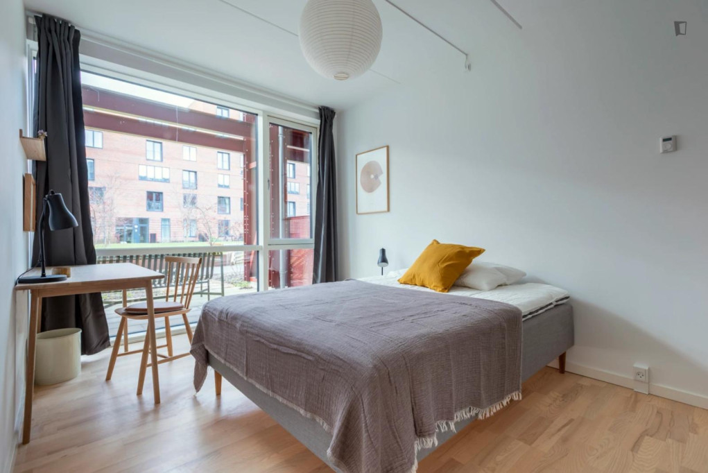Very nice double bedroom in the Valby district - Copenhagen - chambre - ImmoJeune