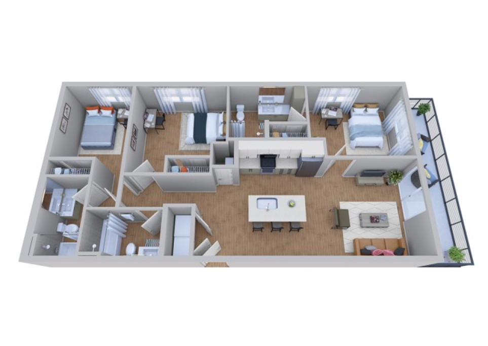 Noble 2500 | Student Housing - Austin - chambre - ImmoJeune