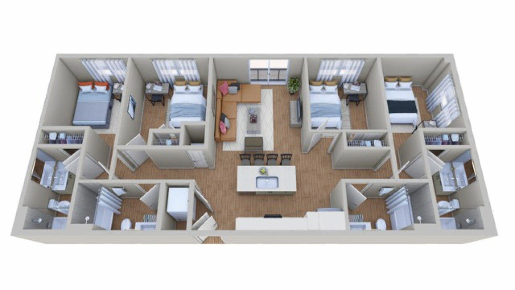 Noble 2500 | Student Housing - Austin - chambre - ImmoJeune
