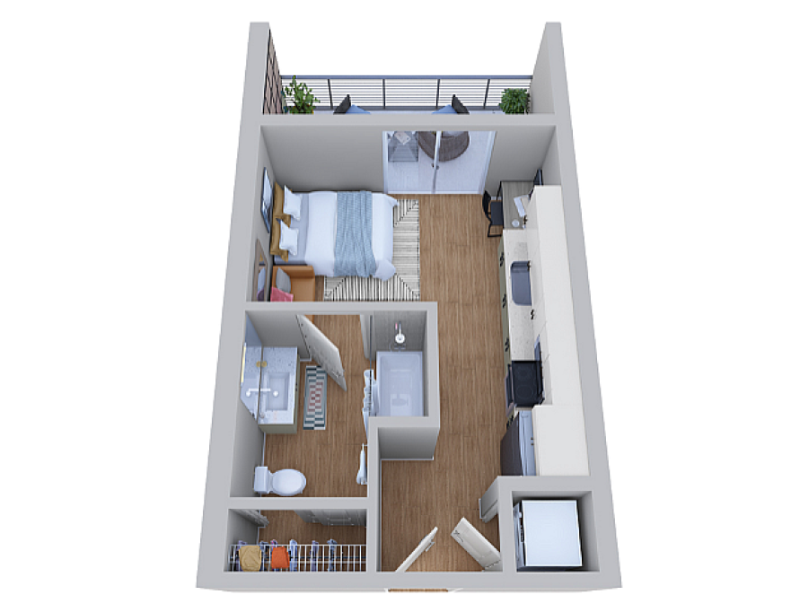 Noble 2500 | Student Housing - Austin - chambre - ImmoJeune