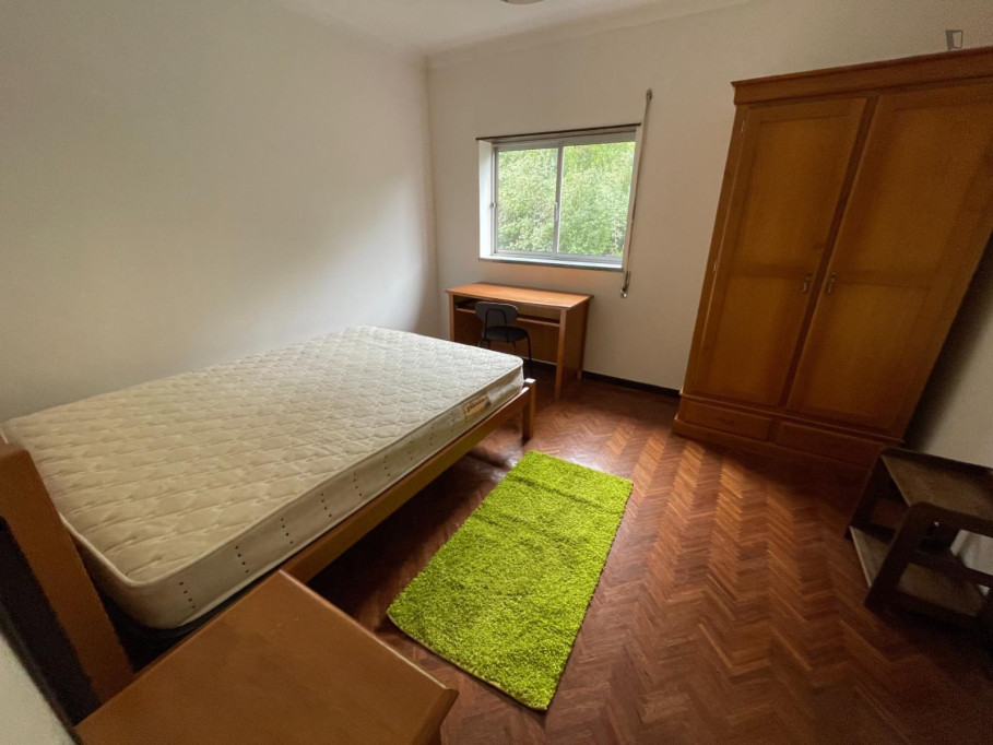 Spacious Bedroom close to the University in T9 Apartment - Coimbra - chambre - ImmoJeune