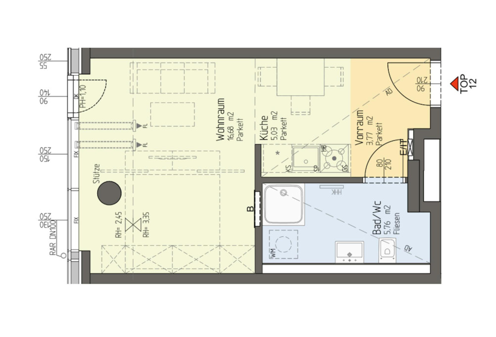 Wehlistraße, Vienna - Vienna - chambre - ImmoJeune