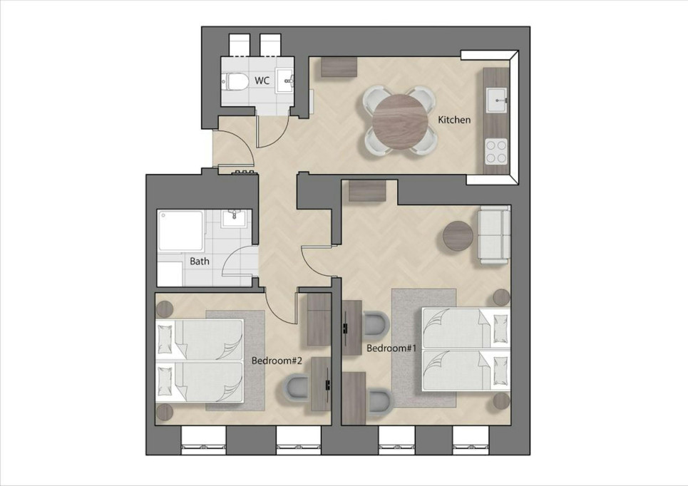Stuwerstraße, Vienna - Vienna - chambre - ImmoJeune