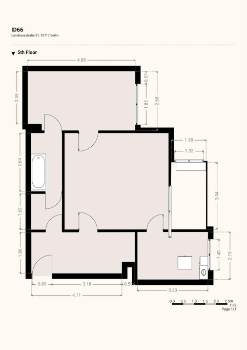 Landhausstraße, Berlin - Berlin - chambre - ImmoJeune