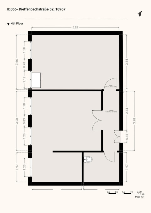 Dieffenbachstraße, Berlin - Berlin - chambre - ImmoJeune