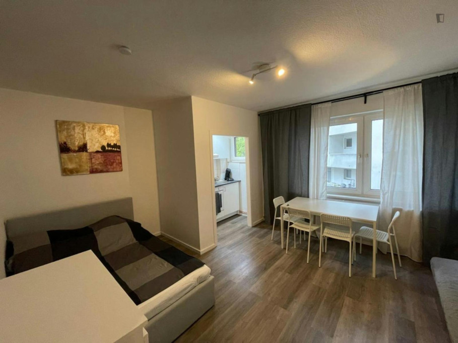 Neat studio near Markgrafenstraße metro - Dortmund - chambre - ImmoJeune