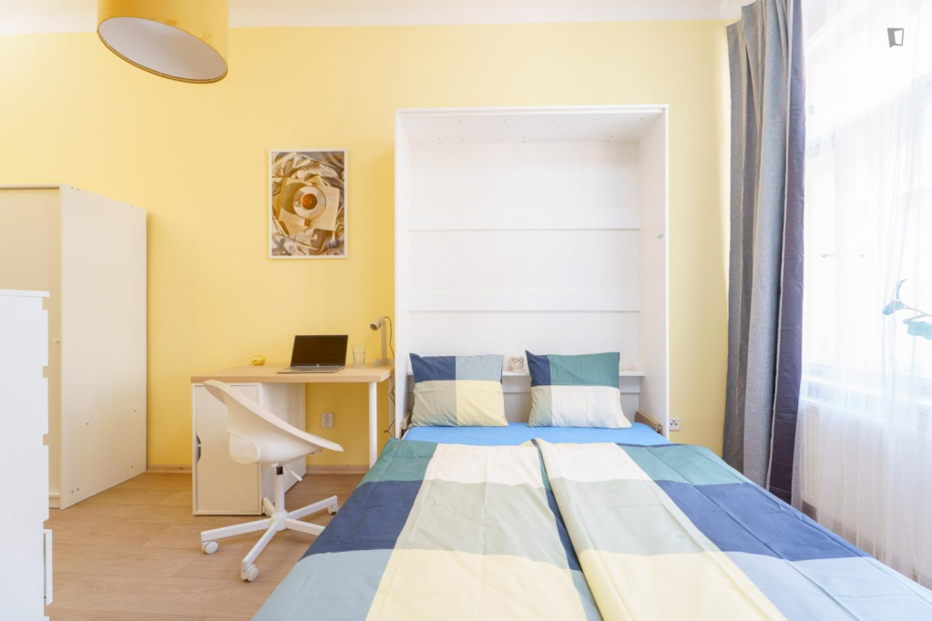 Welcoming studio near the Vršovice train station - Prague - chambre - ImmoJeune