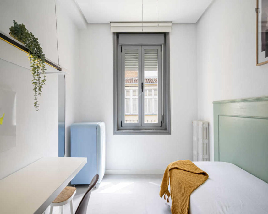 Graceful single ensuite bedroom in Chueca - Madrid - chambre - ImmoJeune