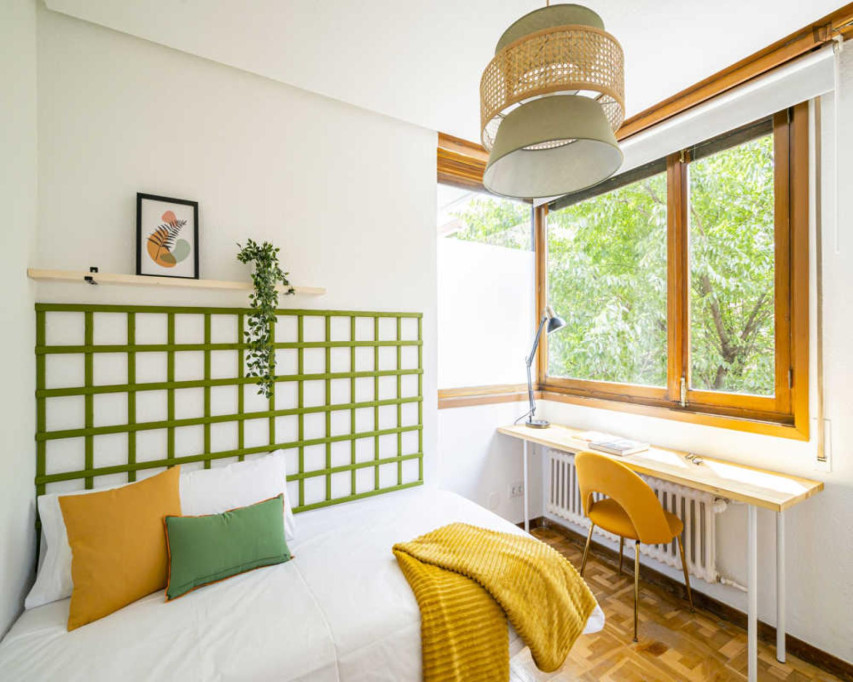 Sunny single bedroom in the heart of Castellana - Madrid - chambre - ImmoJeune