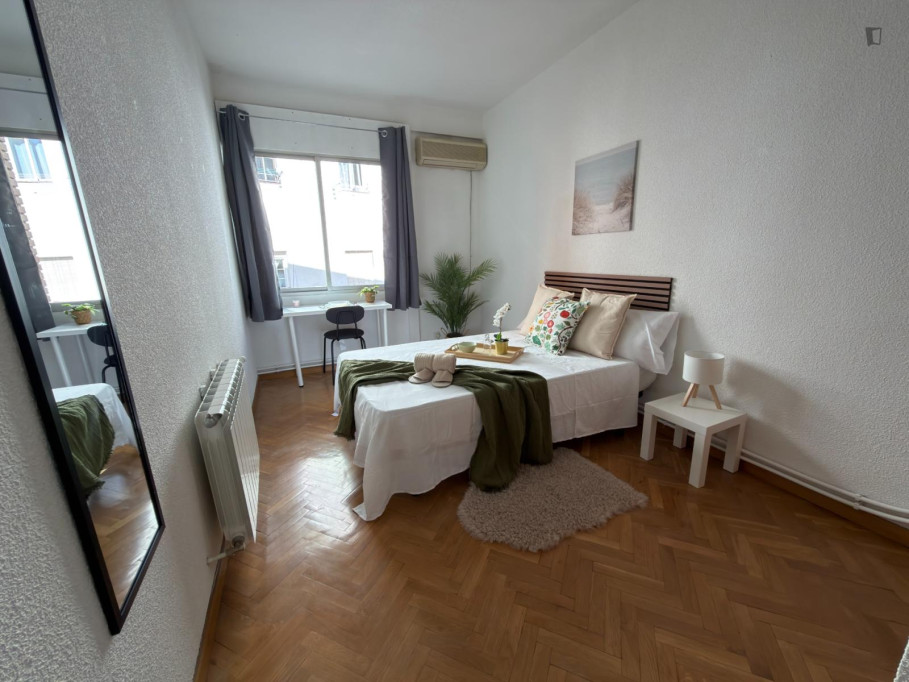Big double bedroom in the Ríos Rosas neighbourhood - Madrid - chambre - ImmoJeune