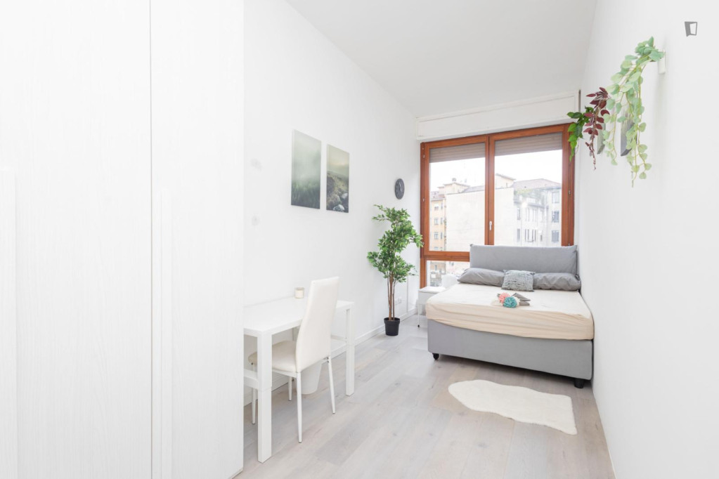 Bright double bedroom in central Milan - Milan - chambre - ImmoJeune