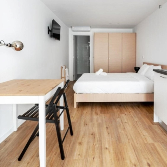 Apartamento com 1 quarto, cozinha, jardim e estacionamento - Braga - chambre - ImmoJeune