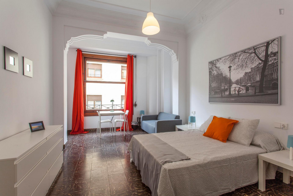 Sublime double bedroom in a student flat, in central La Roqueta - Valence - chambre - ImmoJeune