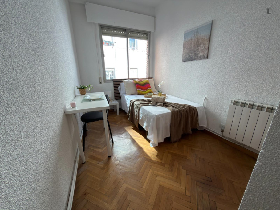 Cosy single bedroom in the Ríos Rosas neighbourhood - Madrid - chambre - ImmoJeune